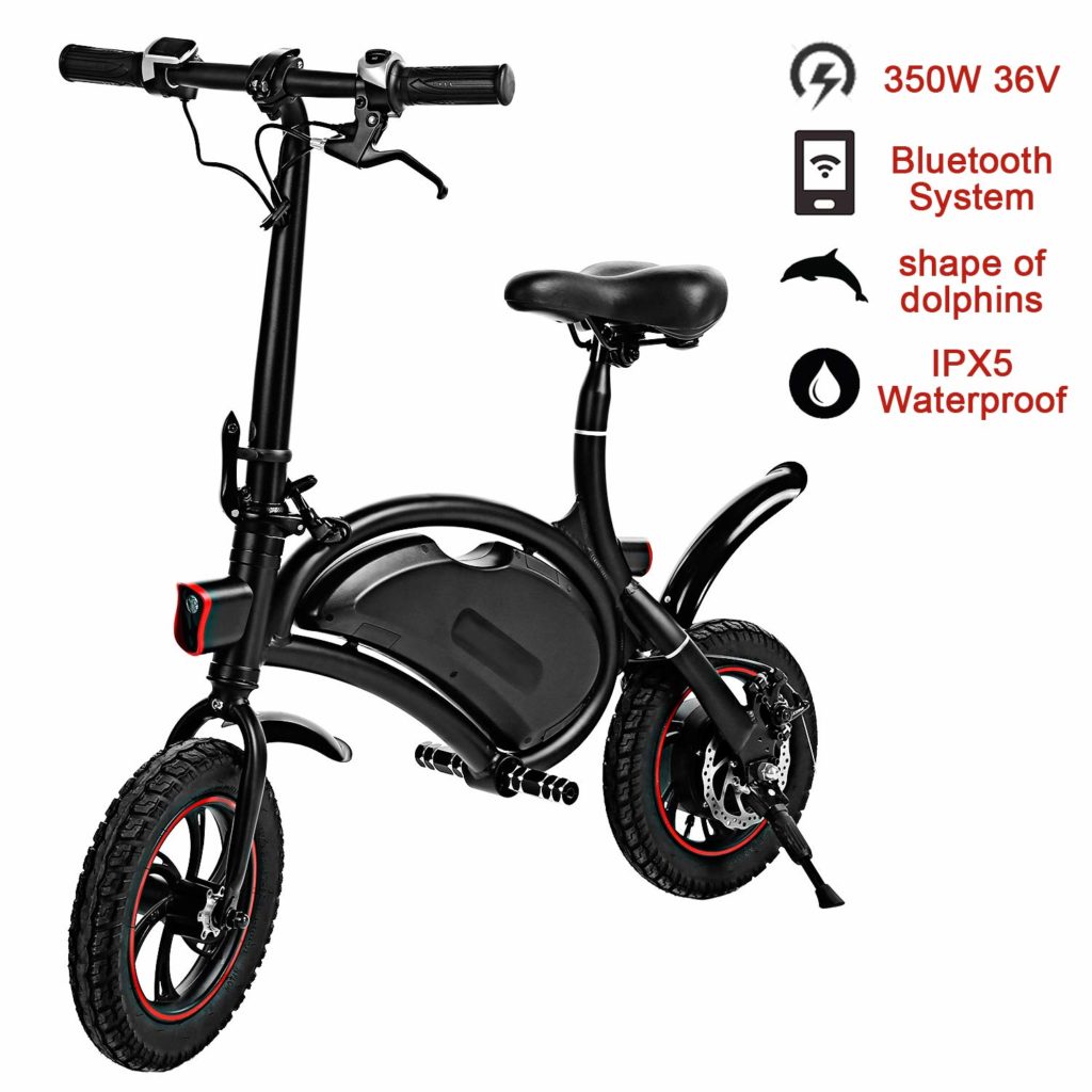 Shaofu Folding Electric Bicycle – 350W 36V Waterproof E-Bike